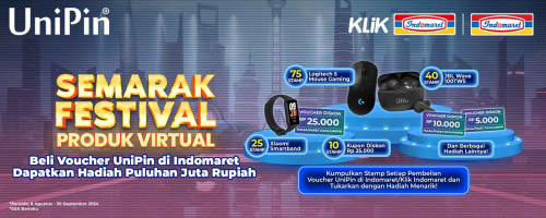 Beli Voucher UniPin di Indomaret dan Menangkan Hadiah Puluhan Juta Rupiah!